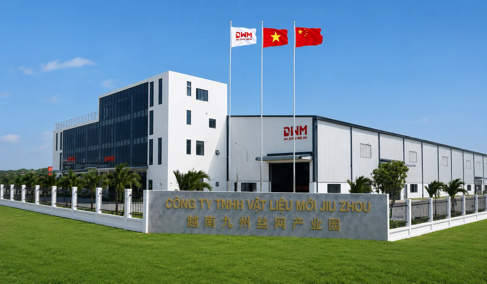 Nhà máy Jiu Zhou New Material tại KCN Châu Đức – doanh nghiệp cùng tập đoàn với Y&D
